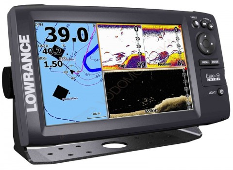 Картплоттер-эхолот Lowrance Elite-9 CHIRP (83/200+455/800kHz)